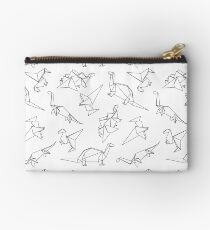 Origami Dinosaurs Zipper Pouch