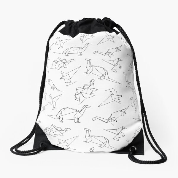 Aperçu de l'œuvre Dinosaures en origami créée et vendue par Storm Illustrations.