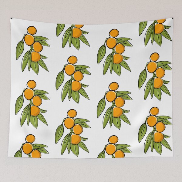 Item preview, Orange spring minimalist designed and sold by willowsbunnies.