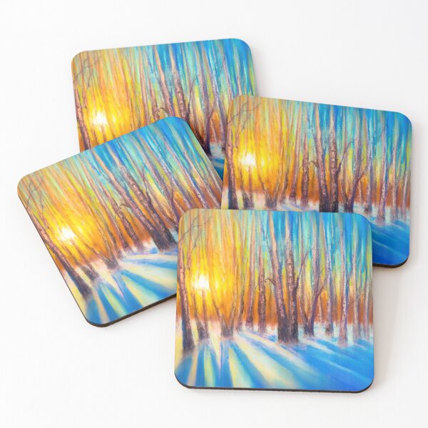 Item preview, Sunset in the woods designed and sold by Red Witch Art.