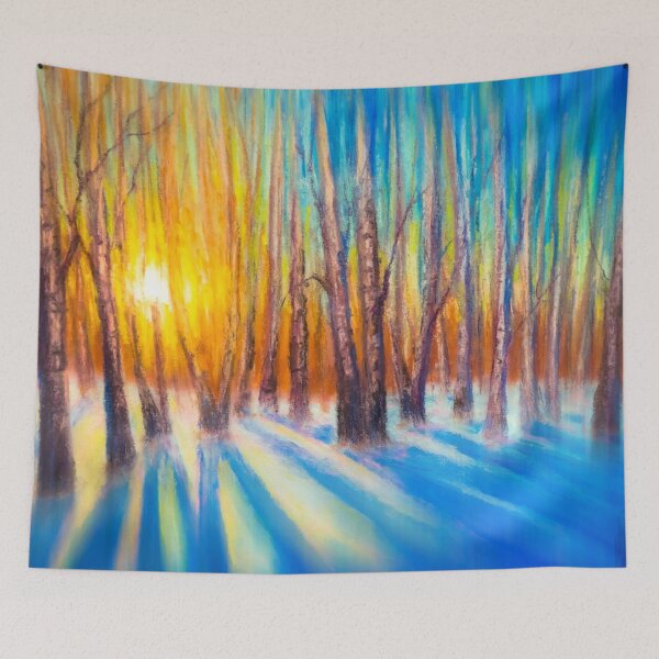 Item preview, Sunset in the woods designed and sold by Red Witch Art.