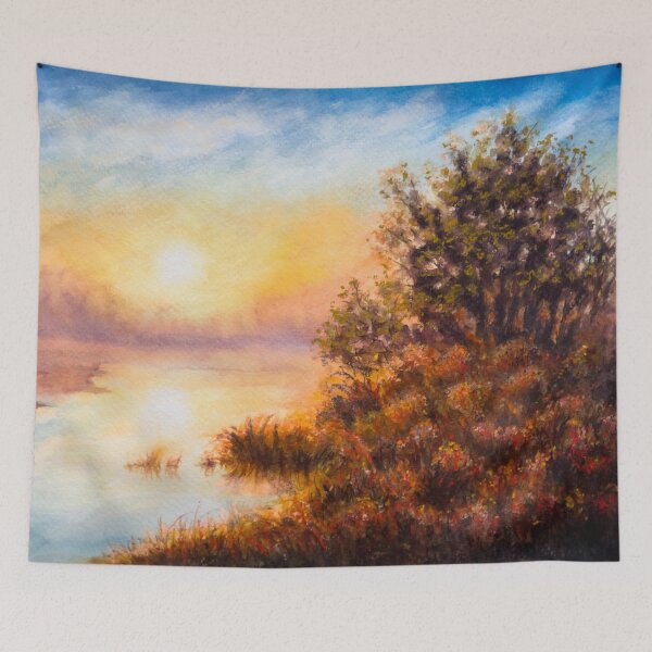 Item preview, Tranquil sunrise designed and sold by Red Witch Art.