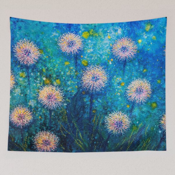 Item preview, Dandelion field designed and sold by Red Witch Art.