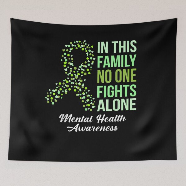 Item preview, Family Support Mental Health Matters Awareness Ribbon  designed and sold by saigeorion.
