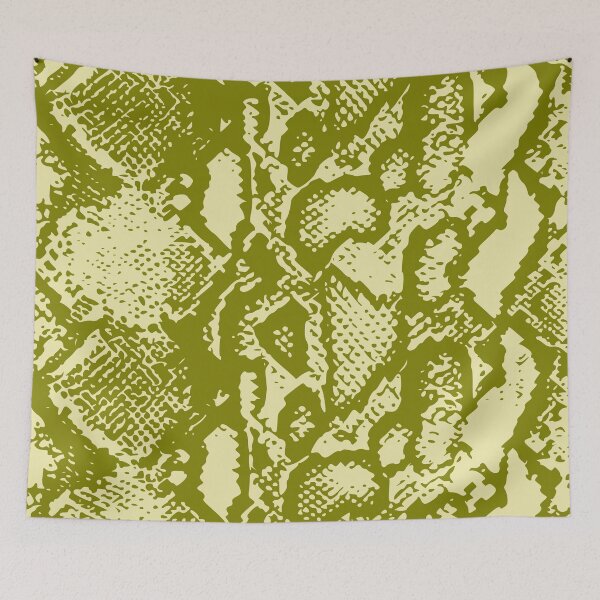 Item preview, Olive and Palegoldenrod Python Skin Design designed and sold by DesignFantazia.