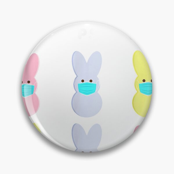 Item preview, Funny Easter Bunny Peeps Face Mask Quarantine 2021  designed and sold by mylahKristian.