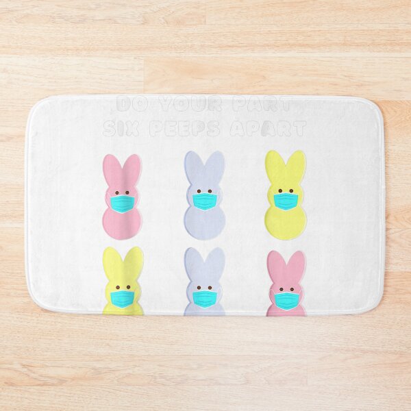 Item preview, Funny Easter Bunny Peeps Face Mask Quarantine 2021  designed and sold by mylahKristian.