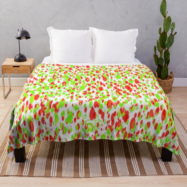 Item preview, little dots pattern green and red color (white background) designed and sold by riceayoj.