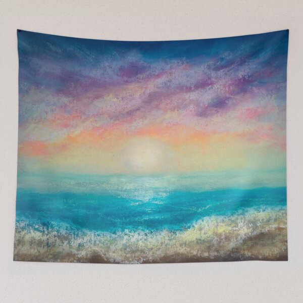 Item preview, Ocean sunrise designed and sold by Red Witch Art.