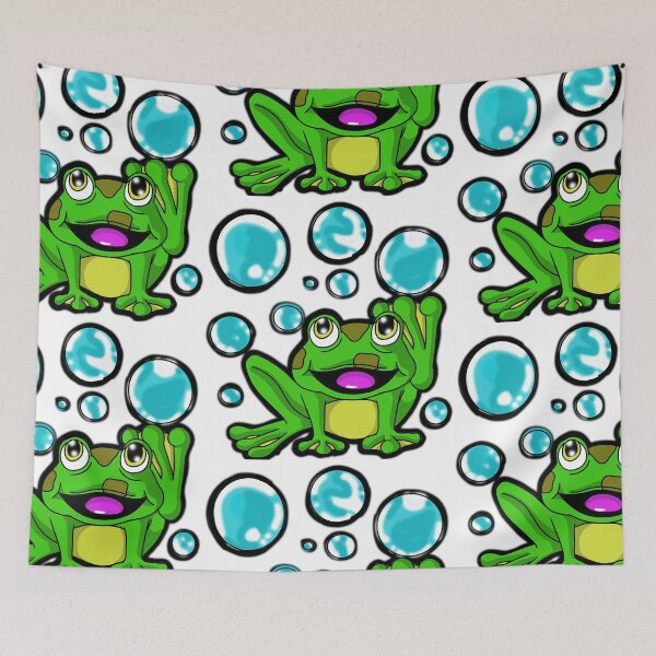 Item preview, frogger your old friend is playing with bubbles designed and sold by Olberic.