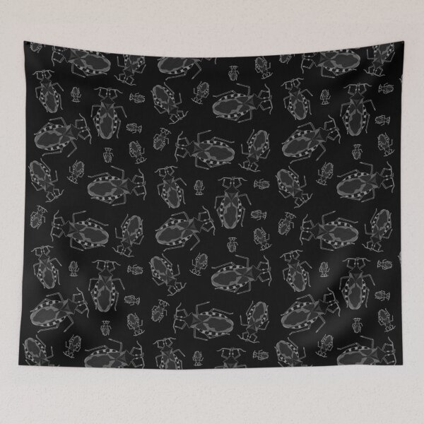Item preview, Cute Kissing Bugs gray dark designed and sold by LR-7.