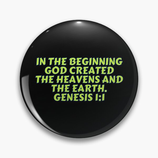 Item preview, Bible Verse Genesis 1:1 designed and sold by Prayingwarrior.