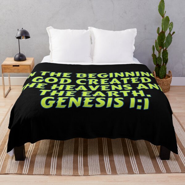 Item preview, Bible Verse Genesis 1:1 designed and sold by Prayingwarrior.