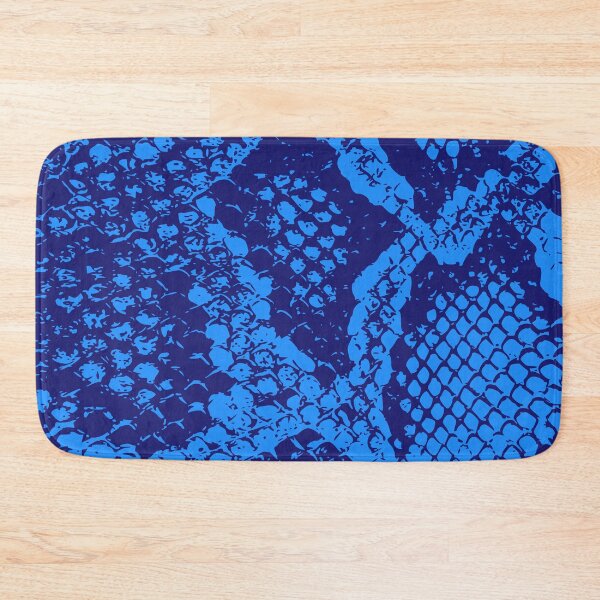 Item preview, Midnight Blue and Dodgerblue Python Skin Design designed and sold by DesignFantazia.