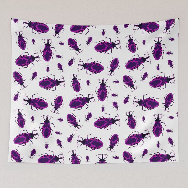 Item preview, Pink-purple kissing bug designed and sold by LR-7.