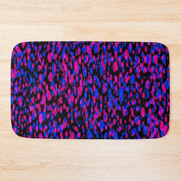 Item preview, little dots pattern pink and blue color  (black background) designed and sold by riceayoj.