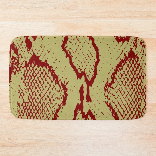 Item preview, Maroon and Dark Khaki Python Skin Design designed and sold by DesignFantazia.