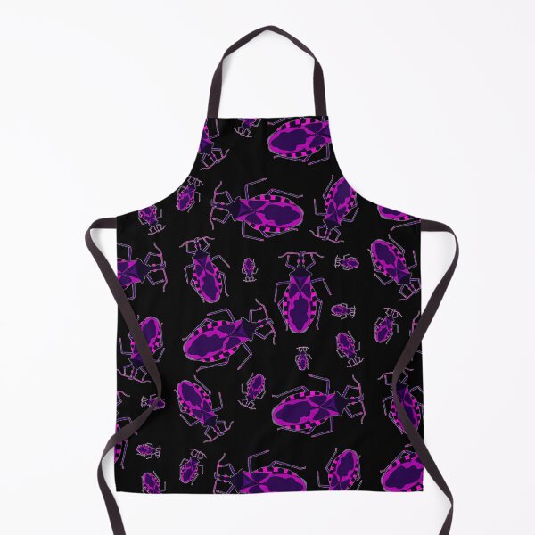 Item preview, Cute Kissing Bugs pink-purple dark pattern designed and sold by LR-7.