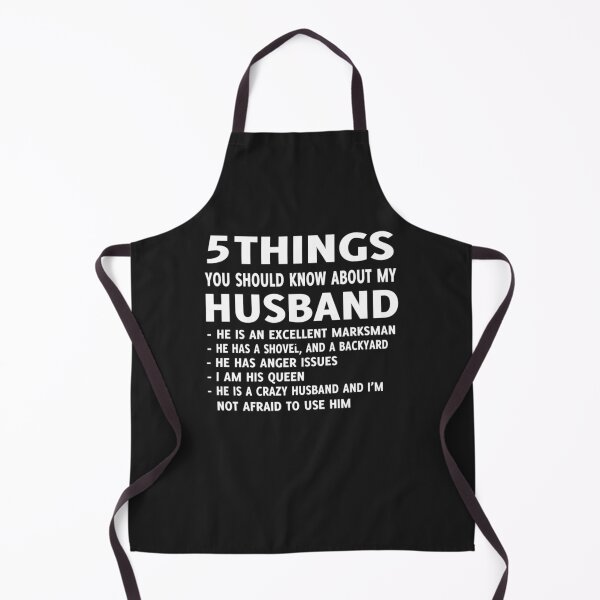 Item preview, 5 Things You should Know About My Husband T-Shirt 1 designed and sold by ReinaMertz.