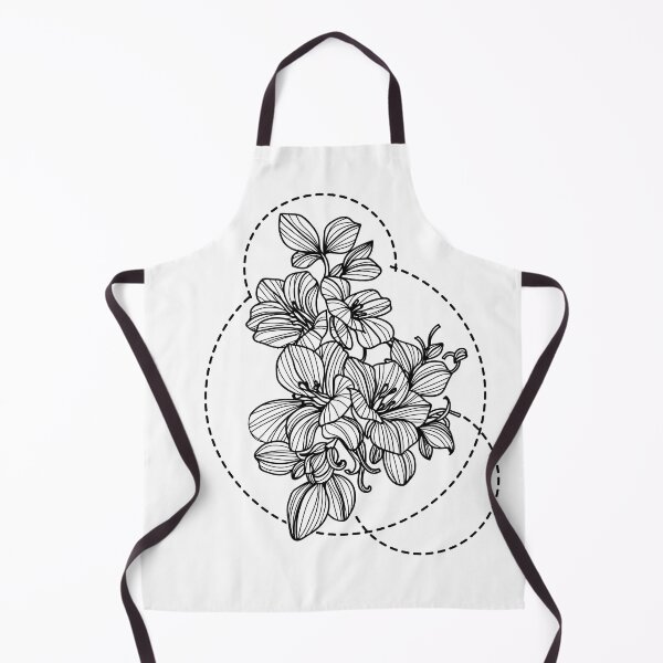 Item preview, Tattoo Lined Art Flower Draw designed and sold by VerboShop.