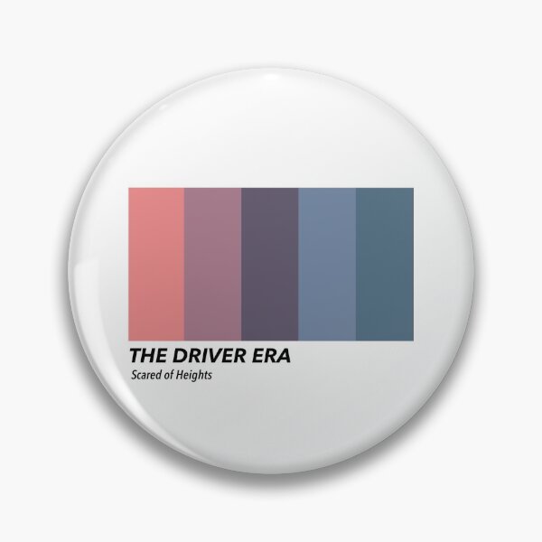 Item preview, THE DRIVER ERA scared of heights color palette designed and sold by bee m.
