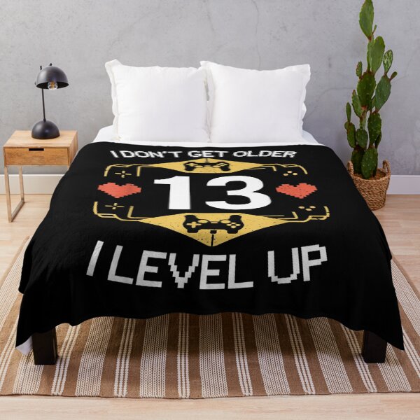 Item preview, I Don't Get Older I Level Up 13th Birthday Gamer 13 Year Old  designed and sold by saigeorion.