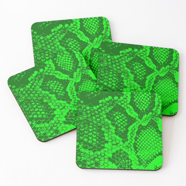 Item preview, Lime Green and Green Python Skin Design designed and sold by DesignFantazia.