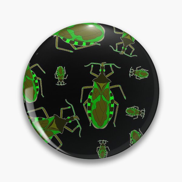 Item preview, Cute Kissing Bugs green-brown dark designed and sold by LR-7.