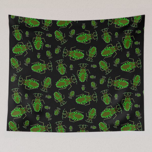 Item preview, Cute Kissing Bugs green-brown dark designed and sold by LR-7.