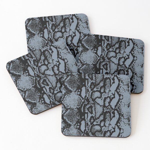 Item preview, Lightslategrey and Black Python Skin Design designed and sold by DesignFantazia.