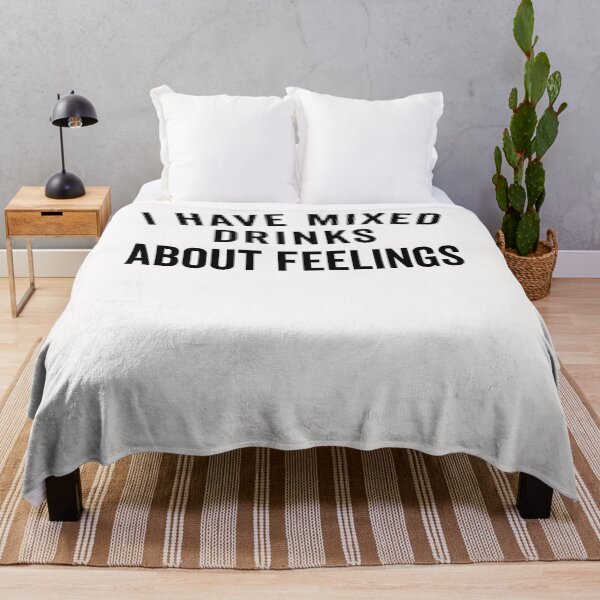 Item preview, I Have Mixed Drinks About Feelings Shirt_sport grey designed and sold by Lukifo-Vector.