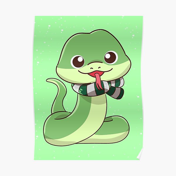 Decoracion Serpiente Chibi Redbubble