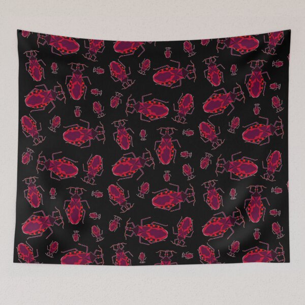 Item preview, Cute Kissing Bugs orange-purple-pink dark designed and sold by LR-7.