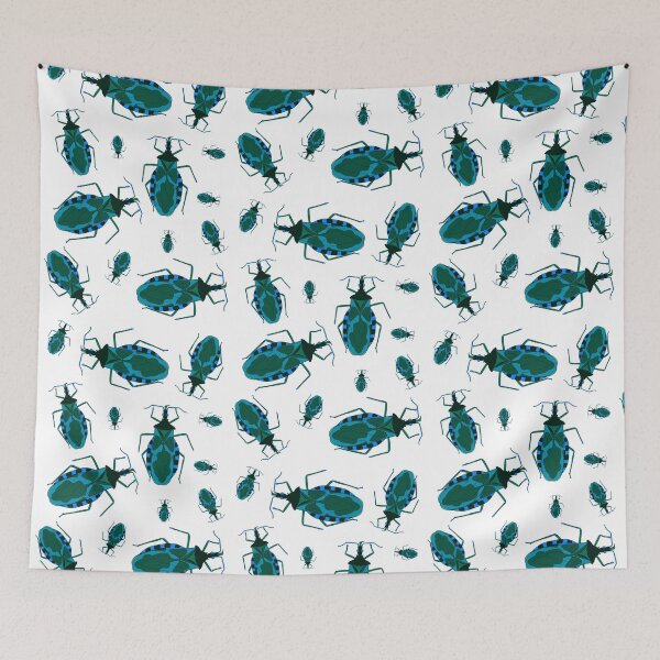 Item preview, Turquoise kissing bug designed and sold by LR-7.