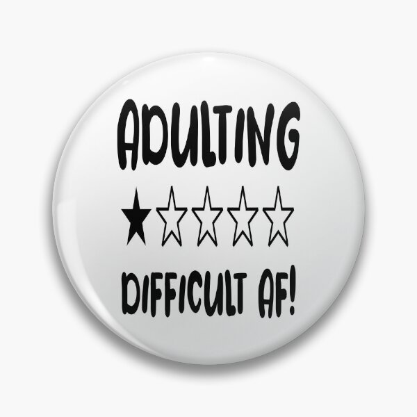 Item preview, Adultar es difícil AF - Sarcasm Funny Quotes designed and sold by HumbleShirt.