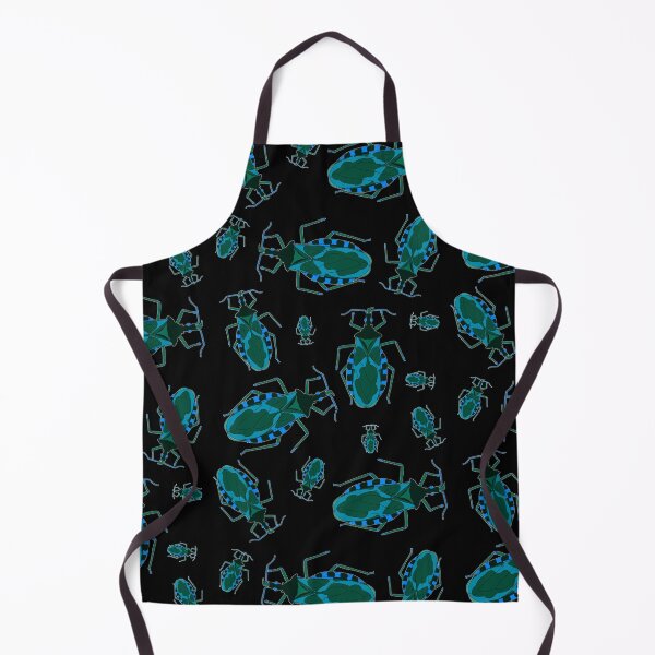 Item preview, Cute Kissing Bugs turquoise dark designed and sold by LR-7.