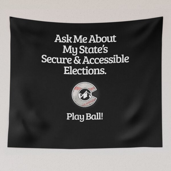 Item preview, Ask Me About My State's Secure & Accessible Elections T-Shirt designed and sold by Lukifo-Vector.