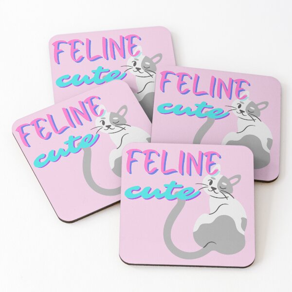 Item preview, Feelin’ cute today, cute cat designed and sold by 1DaisyChainLane.