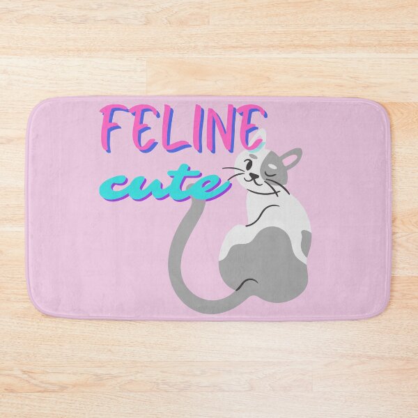 Item preview, Feelin’ cute today, cute cat designed and sold by 1DaisyChainLane.