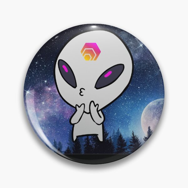 Item preview, Hex Alien - white ET designed and sold by MTcoiner.