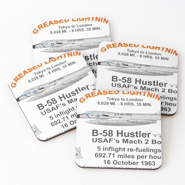 Item preview, B-58 Hustler Greased Lightning designed and sold by delphicfineart.