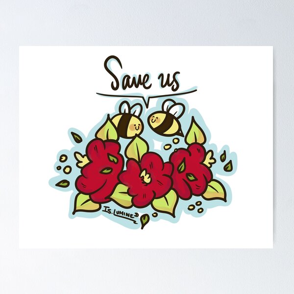 Item preview, save the bees designed and sold by islumine.