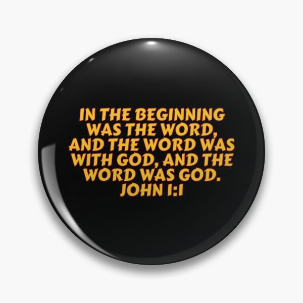 Item preview, Bible Verse John 1:1 designed and sold by Prayingwarrior.