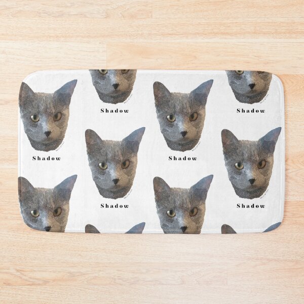 Item preview, Gray Cat Named Shadow designed and sold by buzzcutart.