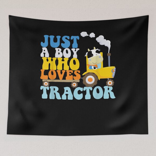 Item preview, Just A Boy Who Loves Tractor For Farm Tractor Driving Lover  designed and sold by saigeorion.