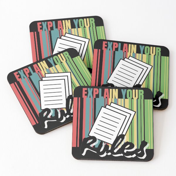 Item preview, Explain Your Rules designed and sold by Vibing-Right.