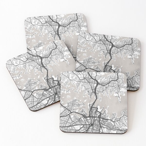 Item preview, sydney street map graphic no. 2 designed and sold by nadia32.