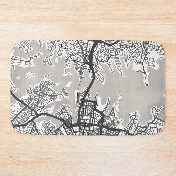 Item preview, sydney street map graphic no. 2 designed and sold by nadia32.