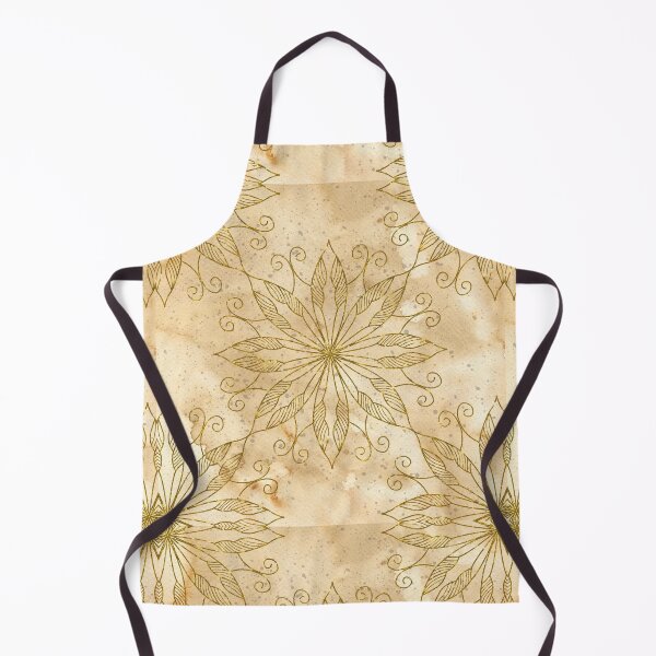 Item preview, Vintage mandala pattern in gold designed and sold by MagicStrawberry.