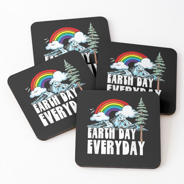 Item preview, Earth Day Every Day! Vintage Rainbow Nature & Outdoor Retro T-Shirt designed and sold by Lukifo-Vector.